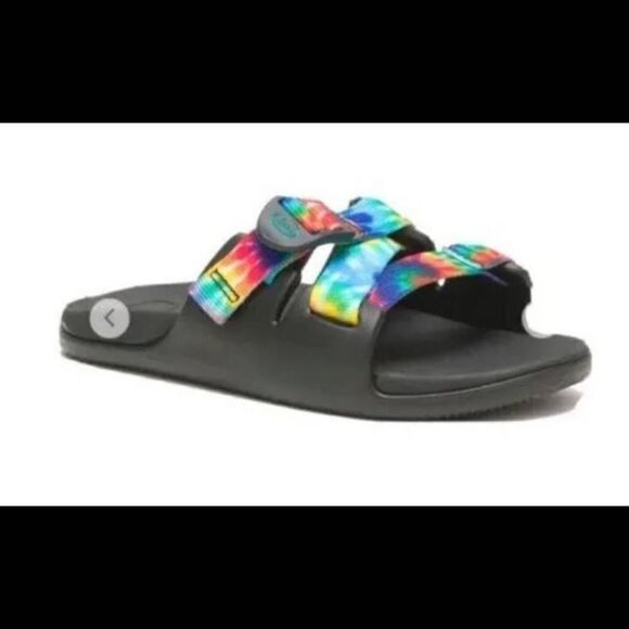 Chaco Sandals Slides Chillos Dark Tye-Dye Women's 11 New In Box. - Picture 1 of 5